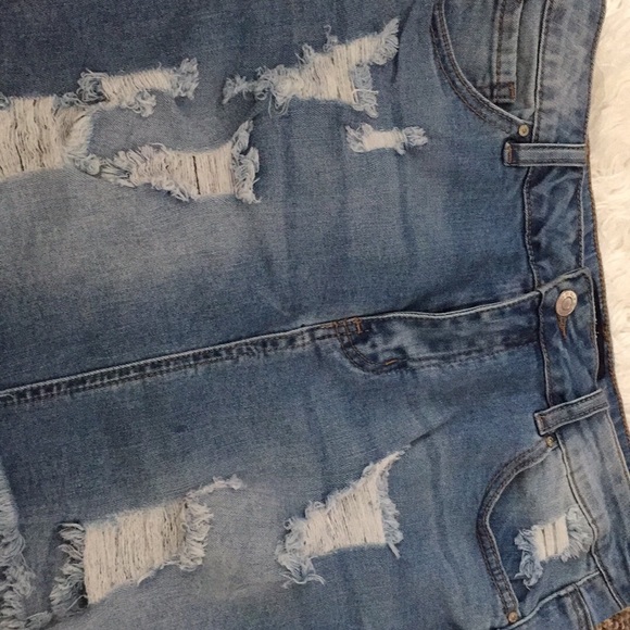 Denim Jean Skirt - Picture 3 of 12